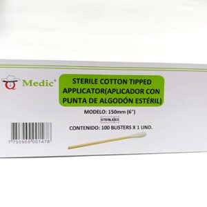 Hisopo de madera esteril